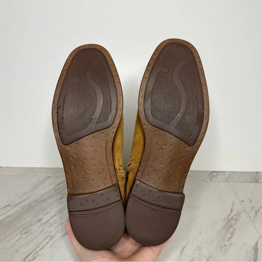 Franco Sarto Malina Brown Suede Bootie 8M